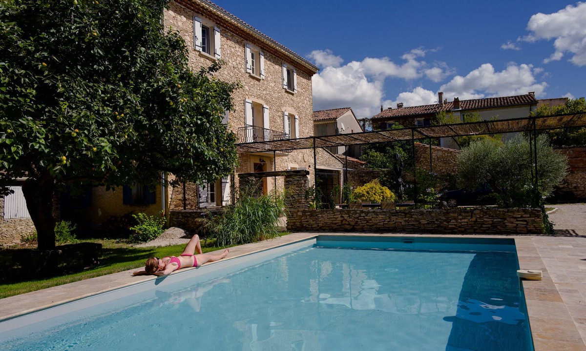 Villes-sur-Auzon House | Traumhaftes Anwesen, Dorflage, am Fuße des Mt. Ventoux