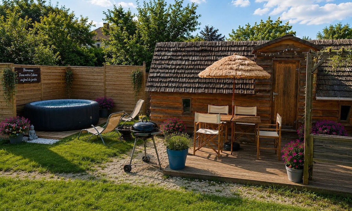 Paroisse Simon-Pierre-des-Rivieres Cabin | 🌸 UNIQUE CABIN WITH PRIVATE SPA INCLUDED – JURA 🌸