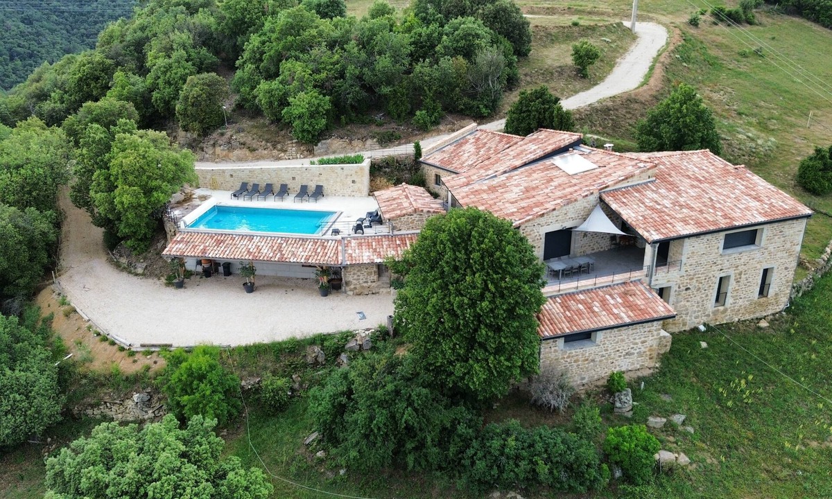 Toulaud House | Vacation home with swimming pool and exceptional view of the Rhône valley