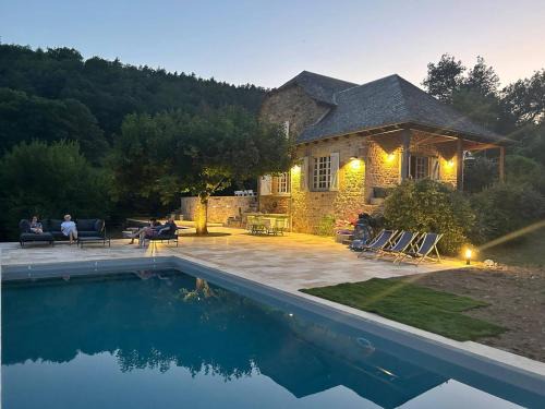 Bessuejouls House | Villa les Hauts du Lot, Piscine, nature, calme