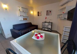 Appartement climatisé pour 4 à 200m de la plage, au cœur de Marseillan-Plage - FR-1-326-769