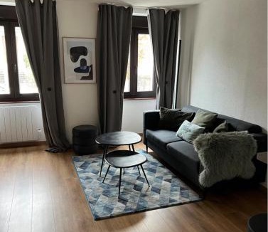 Delle Apartment | Élégant F2 luxueux proche Suisse