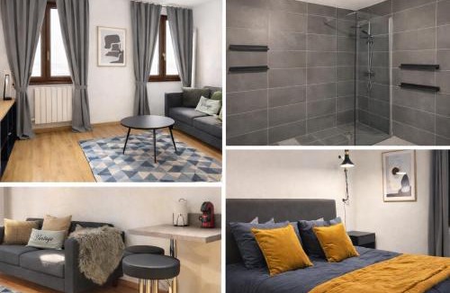 Delle Apartment | Élégant F2 luxueux proche Suisse