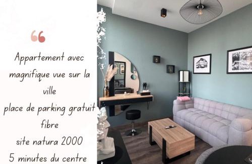Lons-le-Saunier Apartment | Évasion Urbaine, Vue sur la ville