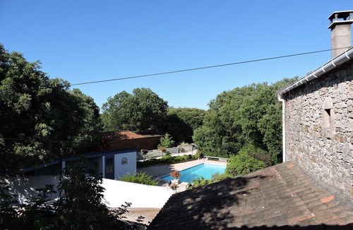Saint-Jean-du-Pin Ski Chalet | 10mn from ANDUZE STUDIO with SPA/PISCINE/CLIM/WIFI/PARKING in quiet country