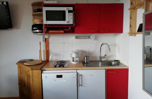 Vallandry Apartment | 150m from resort center, Ground floor, balcony, tv, ski locker, 25m², Peisey-Vallandry
