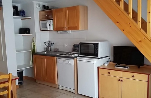 Aussois Apartment | 300m from resort center, 4th floor, balcony, parking, tv, 40m², Aussois