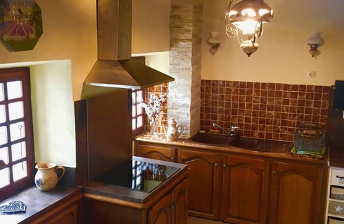 Asperjoc House | 4-person gîte in Ardèche, outdoors, forest edge and mini farm