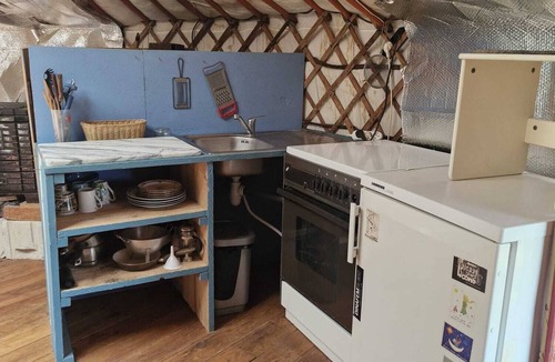 Lussas House | Air-conditioned yurt, near a silkworm nursery amid 8 hectares of wild thyme