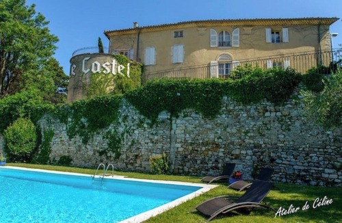 Montboucher-sur-Jabron Apartment | Apartment in a 13th-Century Château — Private Terrace, Pool & Panoramic Views