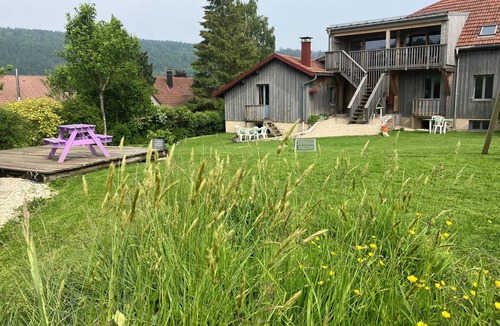 Les Hopitaux-Vieux Apartment | Apartment in Comtoise farmhouse Children's playground and equipment