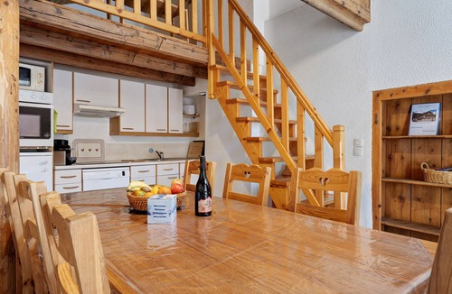 Val Cenis Apartment | Apartment 'Le Génépi' with Mountain View, Balcony and Wi-Fi