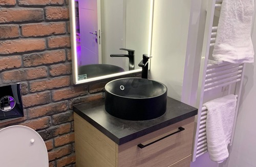 Paroisse Notre-Dame Apartment | Apartment Sauna & Spa - Nahleo Industriel