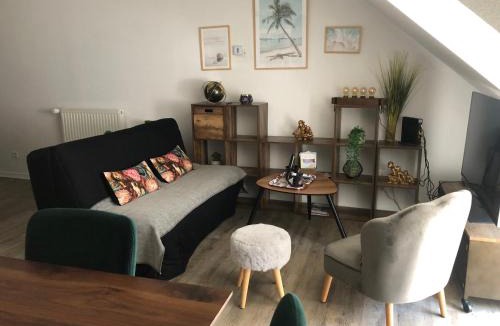 Lons-le-Saunier Apartment | Appartement BELLO , cœur de ville, boîte à clé, climatiseur mobile