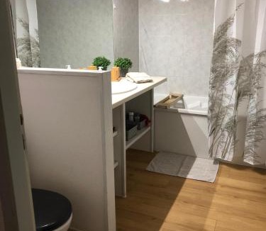 Lons-le-Saunier Apartment | Appartement BELLO , cœur de ville, boîte à clé, climatiseur mobile