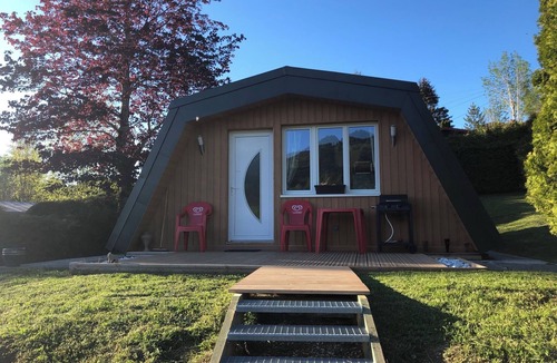 Metabief Ski Chalet | Atypical chalet with enclosed garden and breathtaking views! Rosa-Lila the Tiny-house