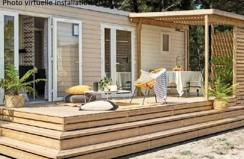 Vernioz House | Bontemps Campsite* - Mobile home Loggia Premium 3 rooms 4 people Air-conditioned