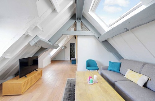 Saint-Gervais Apartment | Bright 4P studio in the heart of Paris: Marais/Rivoli