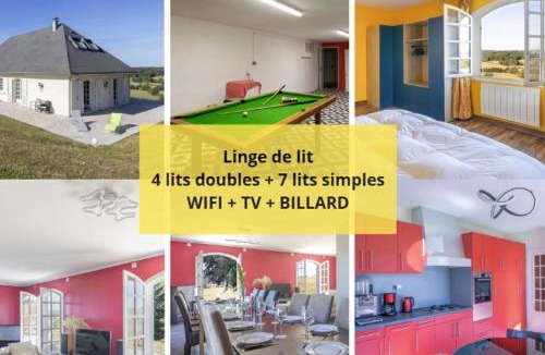 Saint-Symphorien-des-Bois Villa | CABANA & La Villa sur la Colline - Au Calme
