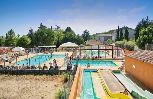 Saint-Maurice-dʼArdeche House | Camping Domaine du Cros d'Auzon* - Comfort mobile home 3 rooms for 4 people Air-conditioned