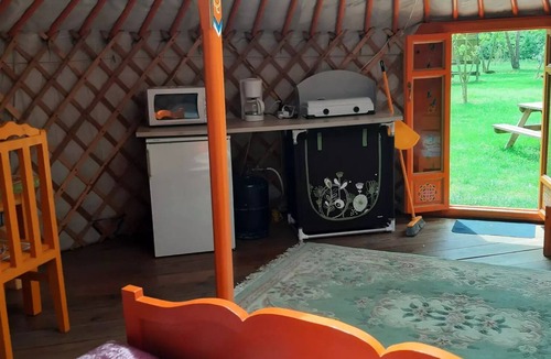 Arlebosc Cabin | Camping du Viaduc* - Yurt 1 Room 4/5 People Without Sanitary