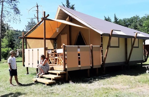 Arlebosc Cabin | Camping du Viaduc* - Yurt 1 Room 4/5 People Without Sanitary