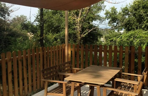 Saint-Paul-Trois-Chateaux Villa | Camping de la Colline * - Atypical decorative GITE for 4 people. + air conditioning for 4 people