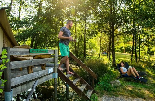 Saint-Leger-de-Fougeret House | Camping LA FOUGERAIE * - Robinson Tent Alone in the World 2 people