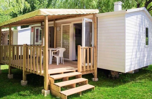 Saint-Maurice-d'Ibie House | Camping Le Sous Bois* - Mobil Home Premium Air Conditioned 3 rooms 4/6 people