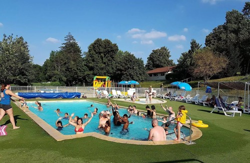 Le Grand Serre House | Camping le Grand Cerf * - Mobile home Comfort 4p (27m2) with covered terrace, 2 bedrooms, air conditioning 4 people