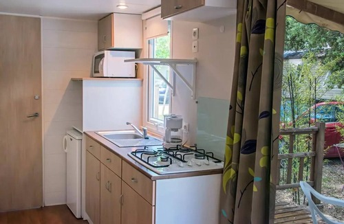 Saint-Maurice-d'Ibie House | Camping Le Sous Bois * - O'Hara mobile home 3 rooms 4/6 people