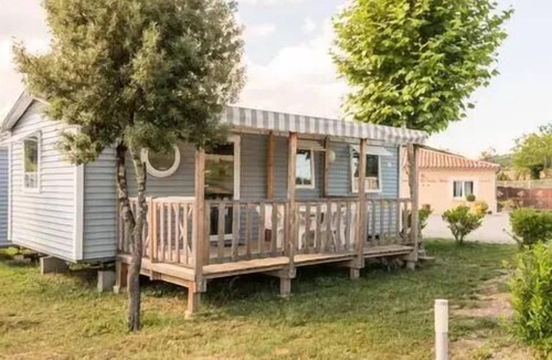 Saint-Maurice-d'Ibie House | Camping Le Sous Bois * - Mobilhome for 6 People