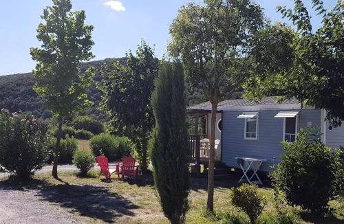 Saint-Maurice-d'Ibie House | Camping Le Sous Bois * - Mobile home IBIE 3 rooms 4 people
