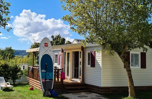 Severac-le-Chateau House | Camping les Calquieres* - Mobile Home Happy 3 Rooms 5 People Air Conditioned