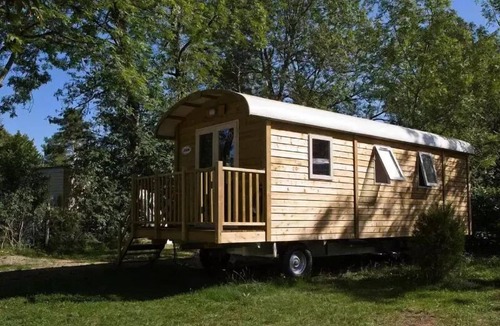 Pont-de-Poitte House | Camping Les Pêcheurs* - Bermude 3-room mobile home for 5 people with air conditioning