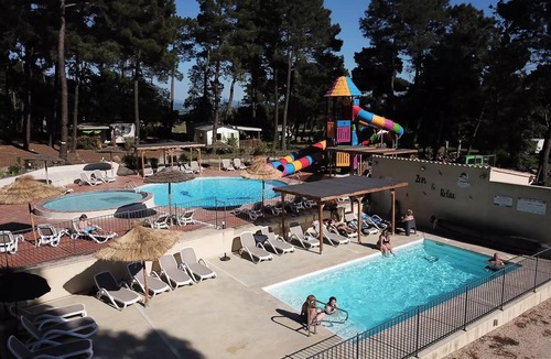 Bollene House | Campsite La Simioune in Provence * - Mobile home VENTOUX - 2 bedrooms + TV (2 adults + 2 children) 2 to 4 people - 2 pers. included in the tariff