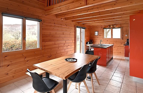 Ferdrupt House | Chalet Bois Cosy - Climatisé - Piscine privée