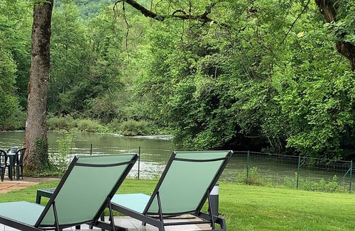 Nans-sous-Sainte-Anne Ski Chalet | Chalet cottage Le Lison 4 rooms Franche Comté very quiet river animals accepted