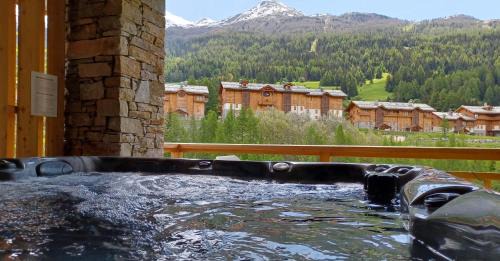 Val Cenis Apartment | Chalet L'arcelle, Spa privée