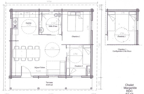 Saint-Flour Ski Chalet | Chalet Margeride * bio climatic 5 to 7 berths
