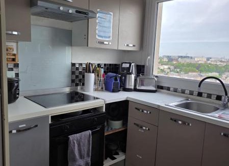 Arcueil House | Chambre#1privée en colocation Vue sur Paris Tour Eiffel