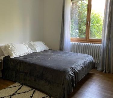 Besancon Bed & Breakfast | Chambre privée vue sur le jardin proche centre ville