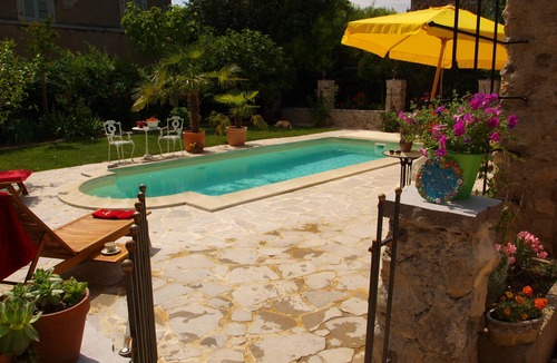 Saint-Alban-sous-Sampzon Apartment | Charming family apartment with pool near Pont d’Arc – up to 4 guests