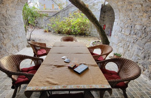 Saint-Alban-sous-Sampzon Apartment | Charming family apartment with pool near Pont d’Arc – up to 4 guests