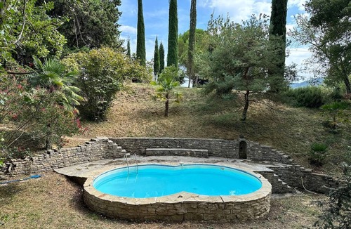 Saou House | Charming stone house with swimming pool, wooded grounds, breathtaking view in Provence