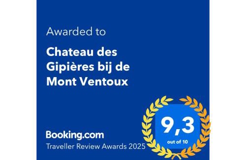 Montbrun-les-Bains Apartment | Chateau des Gipières bij de Mont Ventoux