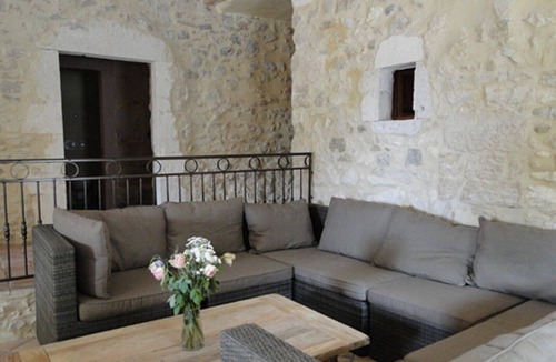 Vallon-Pont-d'Arc House | Clos saint joseph the courtyard for 10 people