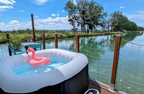 Ouges House | Cottage Flottant Insolite Terrasse Nature Pêche Près Dijon