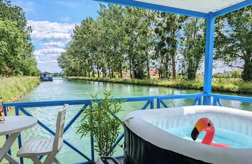 Ouges House | Cottage Flottant Insolite Terrasse Nature Pêche Près Dijon