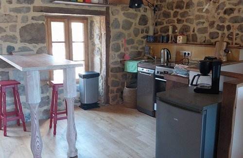 Saint-Martin-de-Valamas House | Cozy renovated old stone house with panoramic terrace. 8 guests.